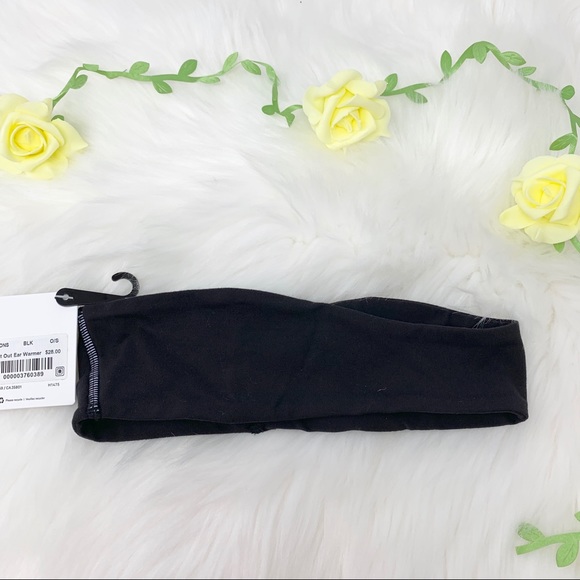Run it out ear warmer black one size lululemon - Picture 3 of 6